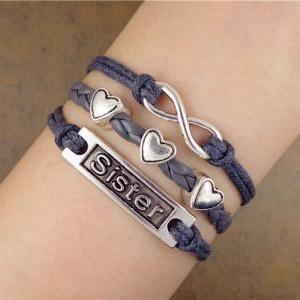 Sister Bracelet, Love Bracelet, Infinity Bracelet,..
